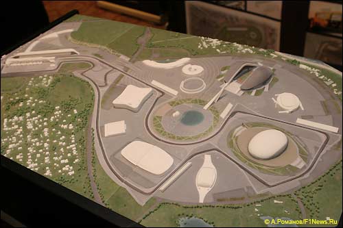 Макет сочинской трассы Макет сочинской трассы