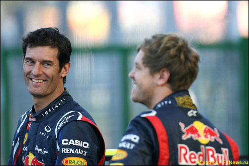 Марк Уэббер и Себастьян Феттель